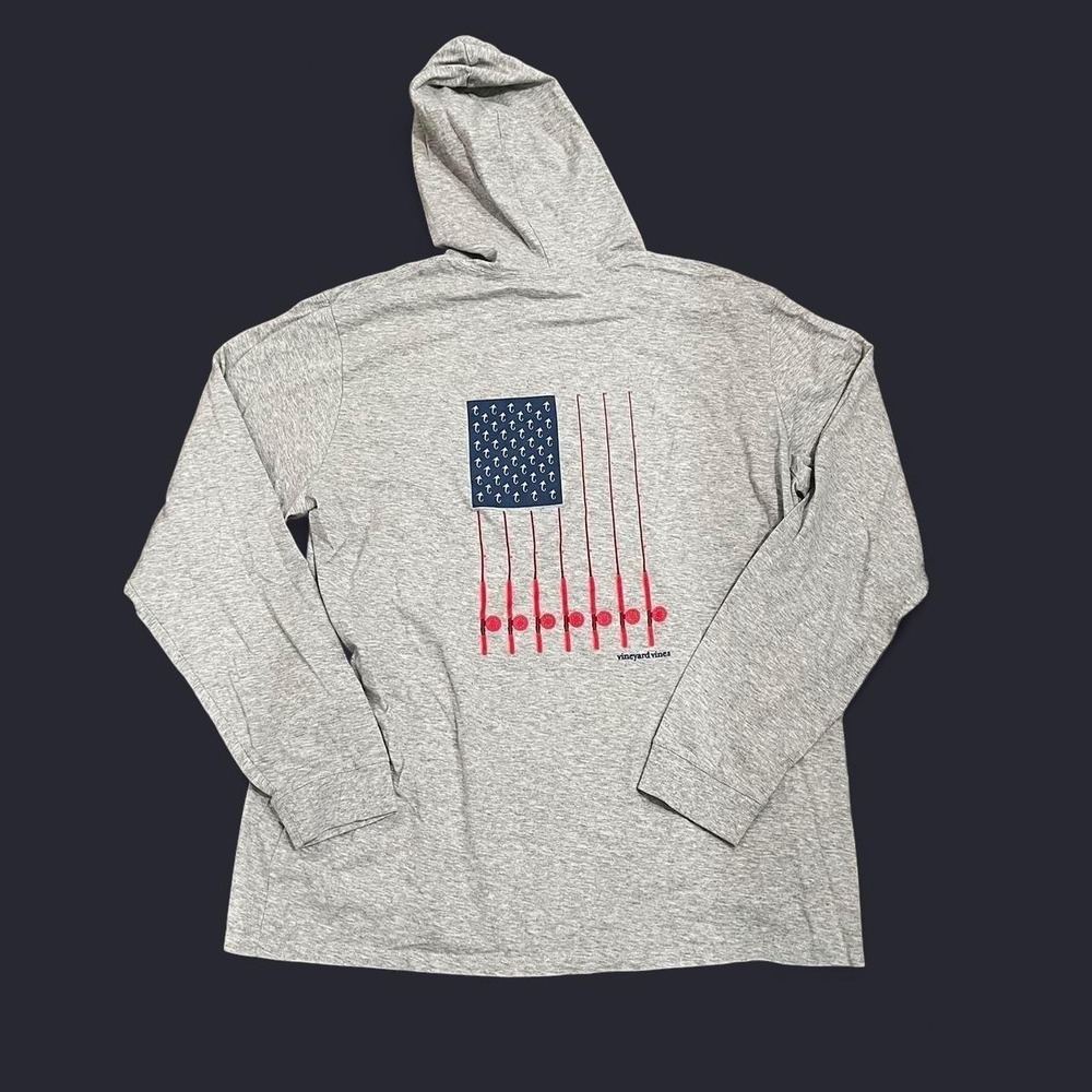 Vineyard Vines x Carolina Panthers Sun Hoodie Fishing Outdoors USA